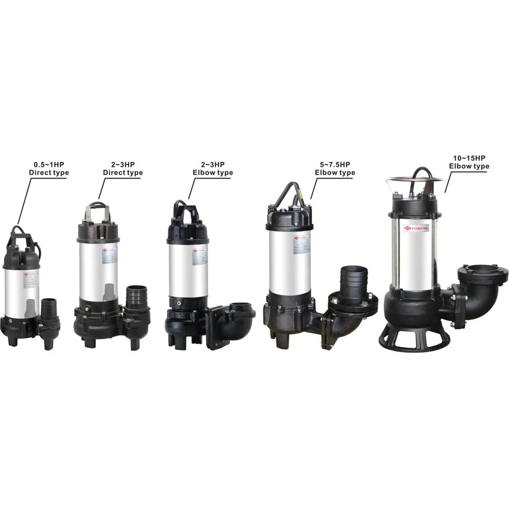 SUBMERSIBLE VORTEX SEWAGE PUMP EF 05