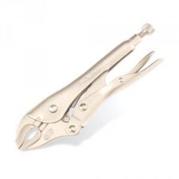 Show details for Nicholson Chrome-Moly Steel Locking Pliers  - Curved Jaws 10" 219110NB