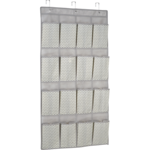 Picture of INTERDESIGN AXIS ON-THE-DOOR SHOE ORGANIZER CHEVRON