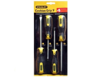 Show details for Stanley Cushion Grip Screwdriver Set 4PCS. STHT65199-8 Picture of Stanley Cushion Grip Screwdriver Set 4PCS. STHT65199-8