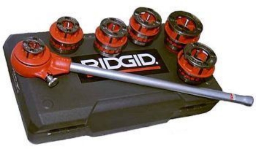 Picture of Ridgid Pipe Threader Manual or Machine Set 1/2 - 1