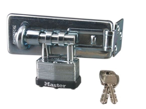 Picture of MASTER LOCK LAMINATED STEEL PADLOCK 44MM WITH 1CCM HASP MSP450D