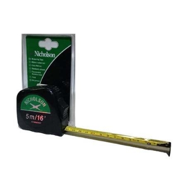 Show details for Nicholson Steel Tape (Black) 5m x 3/4" Picture of Nicholson Steel Tape (Black) 5m x 3/4"