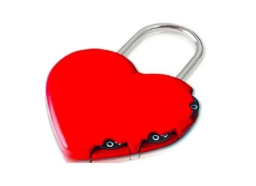 Show details for YALE-DC  PADLOCK COMBI HEART 45MM W/SIGN RED  - YLHYRED Picture of YALE-DC  PADLOCK COMBI HEART 45MM W/SIGN RED  - YLHYRED