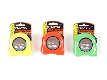 Show details for Tactix Basic Tape Measure - 8m  (26ft.) Picture of Tactix Basic Tape Measure - 8m  (26ft.)