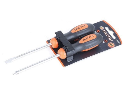 Picture of Tactix Screwdriver 2 pcs Set 100mm(4") SL6.5mm and PH#2, ME580601