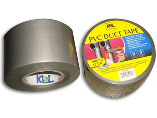 Picture of KL & LING  DUCT TAPE PVC WRAPPING 48MM X 25M SILVER KIPD/1C