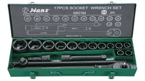 Picture of Hans 3/4" DR. 17 Pcs. Socket Wrench Set, 6601M