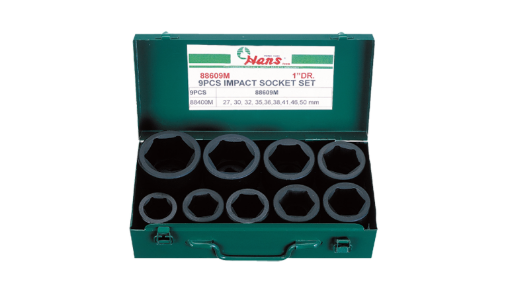 Picture of Hans 1" Drive 9 Pcs. Impact Socket Set, 88609A