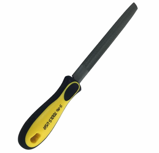 Picture of S-Ks Tools USA Tempered 6" Half Round File Bastard, HRF-6