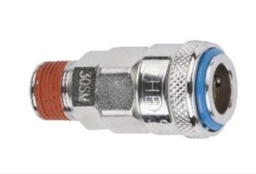 Picture of THB One Touch Steel Quick Coupler Body - Male End, 20SMT
