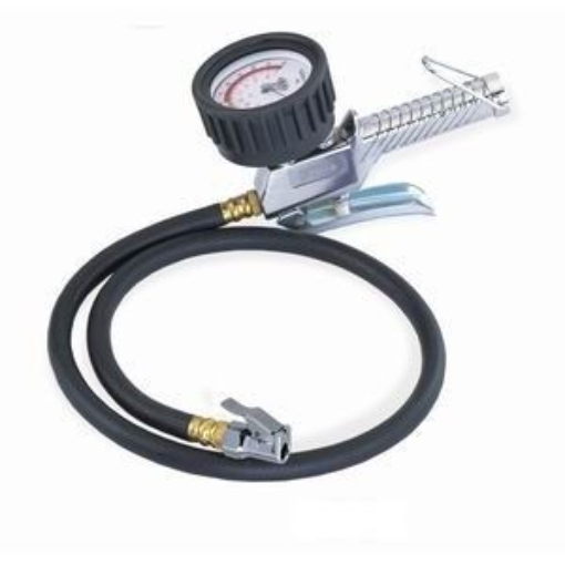 Picture of THB 3" Dial Tire Inflator Gauge 0-200ps w/ 36" Hose, B24A