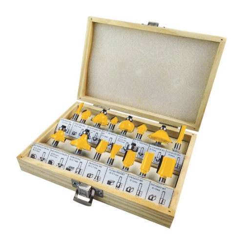 Picture of Lotus LRB015 Router Bit Set 15pc