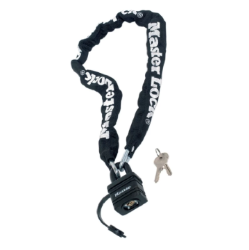 Show details for Master Lock Motorcycle Chain Padlock No. 8390DPRO Black (6mm x 90cm length) Picture of Master Lock Motorcycle Chain Padlock No. 8390DPRO Black (6mm x 90cm length)