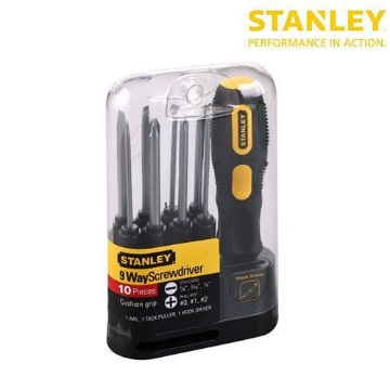 Show details for Stanley 9 Way Screwdriver Set  - ST62511 Picture of Stanley 9 Way Screwdriver Set  - ST62511