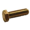 Picture of Yellow Zinc Plated Hex Cap Screw, Metric Yellow Zinc Hexagonal Cap Screw, Metric Hex Cap Screw