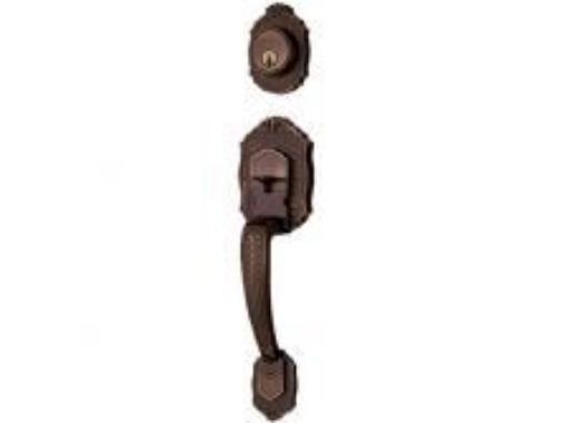 Picture of Ezset 1C Deadbolt Antique Brass Double Hadle EZBP400PEUS55