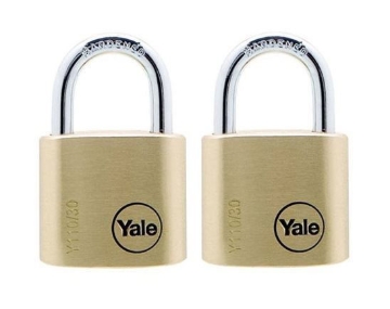Show details for Yale Classic Series Outdoor Solid Brass Padlock 30mm with Multi-pack -Y110/30/117 Picture of Yale Classic Series Outdoor Solid Brass Padlock 30mm with Multi-pack -Y110/30/117
