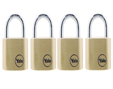 Show details for Yale Classic Series Outdoor Solid Brass Padlock 30mm with Multi-pack -Y110/30/117 Picture of Yale Classic Series Outdoor Solid Brass Padlock 30mm with Multi-pack -Y110/30/117