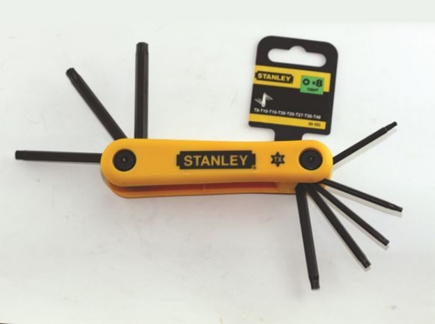 Picture of Stanley Folding Hex Key Set 8PCS. Torx- ST69263