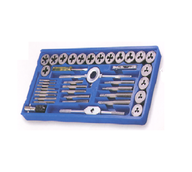 Picture of S-Ks Tools USA 40 Pcs. Tap & Die Set - Combination of Metric & SAE, TD40P-N