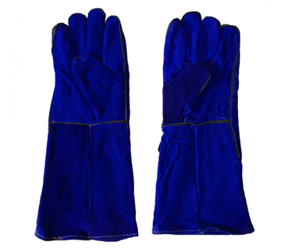 Picture of S-Ks Tools USA 16" Genuine Cowhide Welding Gloves (Blue)