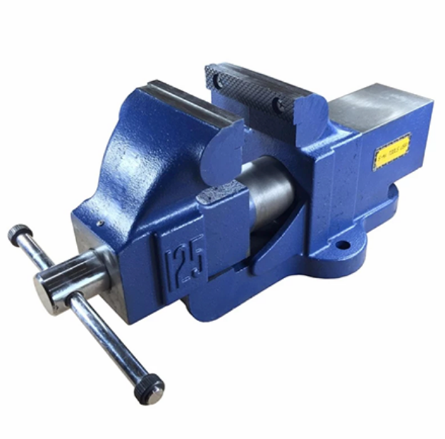 Picture of S-Ks Tools USA CT-601-RV5 Heavy Duty 5" Bench Vise with Anvil (Blue/Silver)
