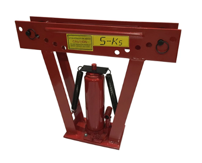 Picture of S-Ks Tools USA JM-8012PB-2” Heavy Duty 12Tons Hydraulic Pipe Bender (Black/Red)