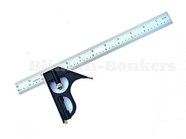 Picture of S-Ks Tools USA Combination Tri-Square 12" With Level - TBA-60082