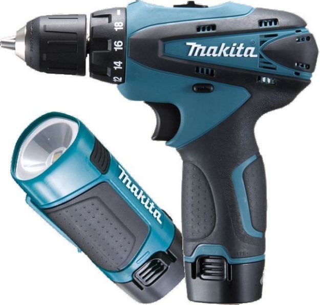 Picture of Makita Cordless Hammer Drill HP330DWLE