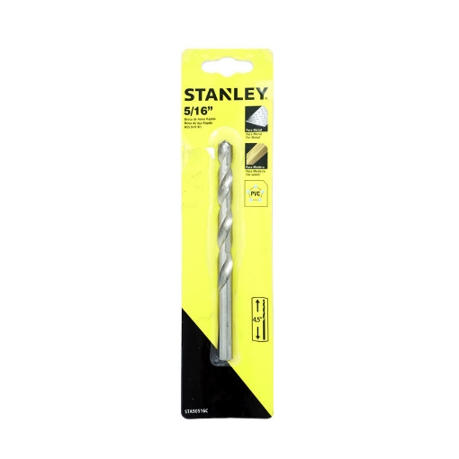 Picture of STANLEY DRILL BIT SET  HSS F/METAL/WOOD 2-PCS 1/8 X 2-3/34