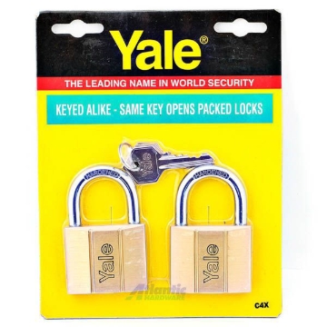 Show details for PADLOCK S/BRS 40MM 66MM SHACKLE 2PC KA Picture of PADLOCK S/BRS 40MM 66MM SHACKLE 2PC KA