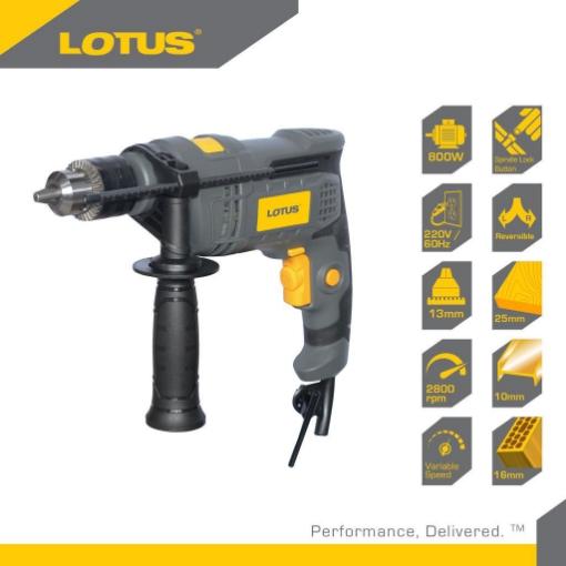 Picture of LOTUS Impact Drill 16MM 800W LTHD16RE