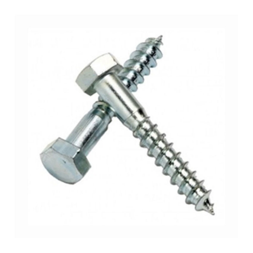 Picture of 10Pcs G. I. Hex Lag Screw, Hex Screw for Concrete