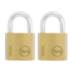 Picture of Key Alike 2 Pieces Brass Padlocks YE1/30/115/2