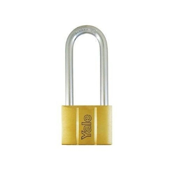 Show details for PADLOCK SOLID BRASS 50MM 91MM SHACKLE Picture of PADLOCK SOLID BRASS 50MM 91MM SHACKLE