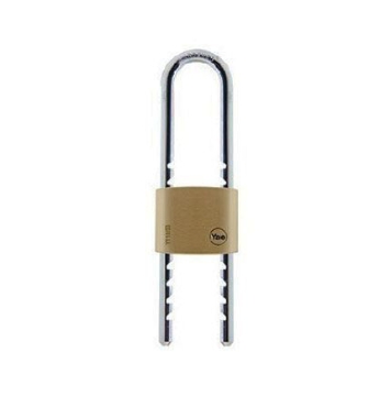 Show details for Yale Classic Series Outdoor Solid Brass Adjustable Shackle Padlock 50mm - Y110/50/155/1 Picture of Yale Classic Series Outdoor Solid Brass Adjustable Shackle Padlock 50mm - Y110/50/155/1