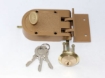 Picture of Yale Deadlock Single Cylinder Gold Lacquer