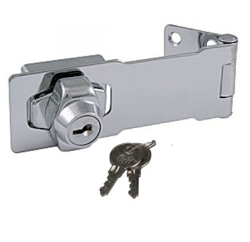 Picture of Yale V00954 US5, V00954 US26, Door Hasp and Staple with Lock, V00954_US5