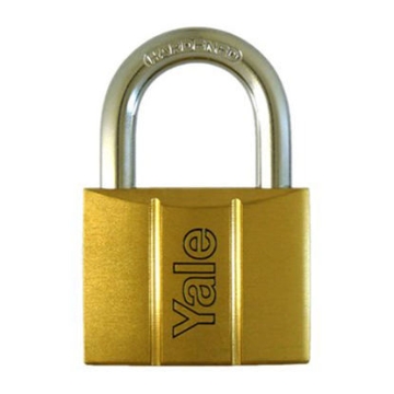 Picture of Yale V14040, Brass Padlock 40mm, V14040