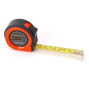 Show details for Tactix Tape Measure 3.5m( 12ft.)x 13mm, 5m(16ft.)x19mm, 8m(26ft.)x25mm, ME582003 Picture of Tactix Tape Measure 3.5m( 12ft.)x 13mm, 5m(16ft.)x19mm, 8m(26ft.)x25mm, ME582003