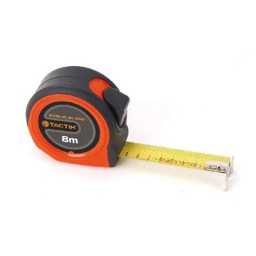 Show details for Tactix Tape Measure 3.5m( 12ft.)x 13mm, 5m(16ft.)x19mm, 8m(26ft.)x25mm, ME582003 Picture of Tactix Tape Measure 3.5m( 12ft.)x 13mm, 5m(16ft.)x19mm, 8m(26ft.)x25mm, ME582003
