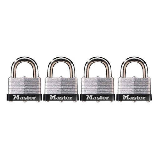 Picture of MASTER LOCK PADLOCK LAMINATED STEEL 38MM 16MM SHACKLE 4KA