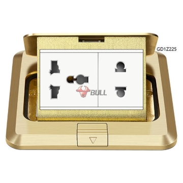 Show details for Bull Floor Outlet Universal Socket (White), GD1Z225 Picture of Bull Floor Outlet Universal Socket (White), GD1Z225