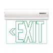 Single-Faced Exit Light with Wall/Ceiling Mount Option 3.6V 350mAh Ni-CD Battery