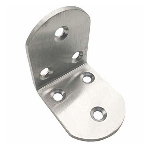 Stainless Steel Half Round Angle Bracket, Furniture Bracket, Shel Support, 5-11