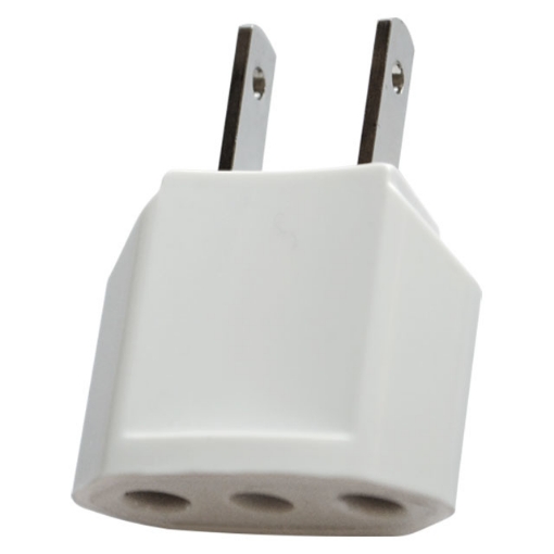 Round to Flat Adapter (White)	