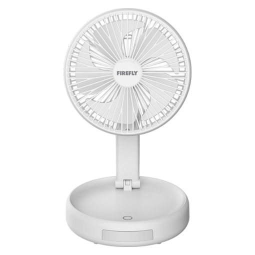 Rechargeable Foldable Mini Stand Fan with Night Lamp