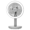 Rechargeable Mini Fan with Ring Light