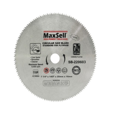 Show details for MaxSell Standard (Circular Saw Blade) for Plywood, SB-220603 Picture of MaxSell Standard (Circular Saw Blade) for Plywood, SB-220603